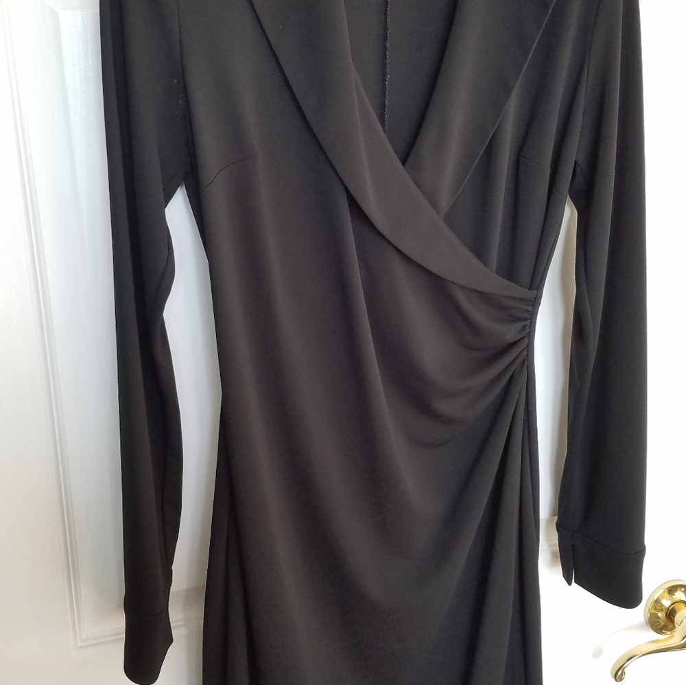 Express Black Long Sleeve Dress